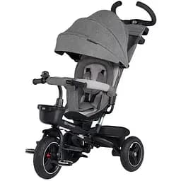 Дитячий триколісний велосипед Kinderkraft Spinstep 5 в 1 grey (5902533916511)