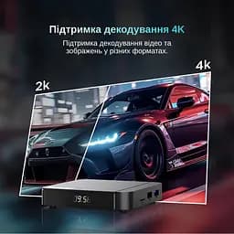 Смарт ТВ-приставка Tanix W2 2/16GB Android (TBW20216B 4487) Чорна - мініатюра 9