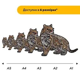 Пазл деревяний Таємнича Пума, А5, Картонна коробка 35 елементів - мініатюра 2