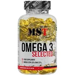 Жирні кислоти MST Omega 3 Selected 55% 120 капсул