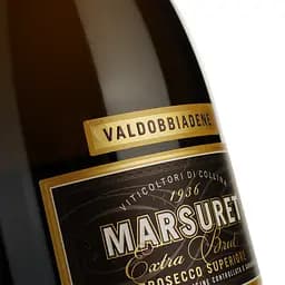 Ігристе вино Marsuret Rive di Guia Prosecco Extra Brut, біле, брют, 11,5%, 0,75 л - мініатюра 3