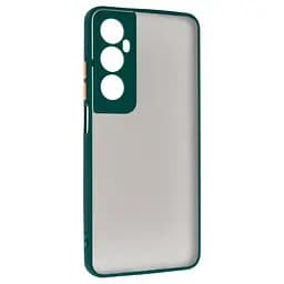 Чехол панель-накладка для Realme C65 4G, Frosted Matte, зеленый, противоударный чехол с защитой всего корпуса, термополиуретан TPU + поликарбонат PC, ArmorStandart (ARM77886)