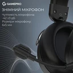 Навушники GamePro Asgard Freya Pro Wireless Black (HSW201B) - мініатюра 9