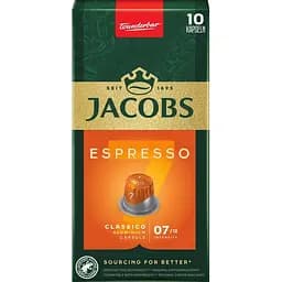 Кава мелена Jacobs Espresso 7 Classico в капсулах, 10 шт. (914989)