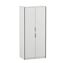 Шкаф для вещей Moreli Forte F-0012 со штангой в стиле Loft 932х2107х590 мм Белый