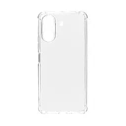 Прозрачный чехол для Xiaomi Redmi 13C 4G Poco C65 с защитой камеры и усиленными бортами, тонкий, силиконовый, бесцветный, ударостойкий, противоударный бампер c закрытой камерой, ArmorStandart (ARM86367)