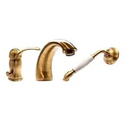 Змішувач на борт ванни Paffoni Flavia bronze FA045BR, Бронза