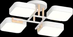 Люстра XI3352-4 белый + дерево