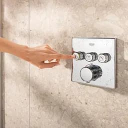 Душова система прихованого монтажу термостатична Grohe QuickFix Precision Smartcontrol Cube 34875000, Хром - мініатюра 8