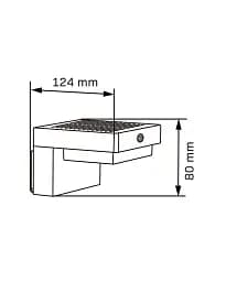 Вуличний світильник на сонячній батареї Goldlux 329417 Mali LED 1x4.5W 4000K 400Lm IP20 чорний - мініатюра 3