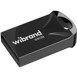 Флеш накопичувач USB 64Gb Wibrand Hawk чорний USB 2.0 (WI2.0/HA64M1B)