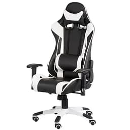 Геймерське крісло Special4You ExtremeRace чорно-біле (E4770)