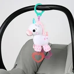 Підвіска-брязкальце Bright Starts Sparkle & Shine Unicorn On-the-Go Toy (11122) - мініатюра 3