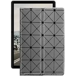 Чохол StatusCASE з екошкіри для планшету Sigma Tab A1015 Сірий ромб