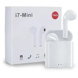 Беспроводные блютуз наушники i7 Mini TWS с боксом для зарядки White (au043)