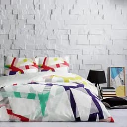 Постільна білизна Crimson Turqoise Ранфорс / простирадло на резинці Tac pbe0051225