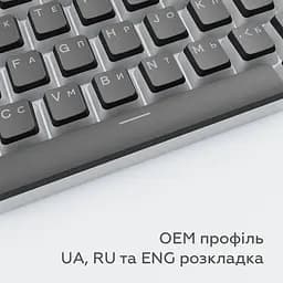 Набір кейкапів Dark Project PBT Keycaps, ENG/RU/UA (KS-0049) чорні - мініатюра 6