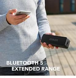 Бездротова портативна акустика Anker Soundcore 2 (A3105016) чорна матова - мініатюра 8