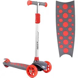 Самокат детский Best Scooter 63-80х11.5х30 см Серо-красный 000254944