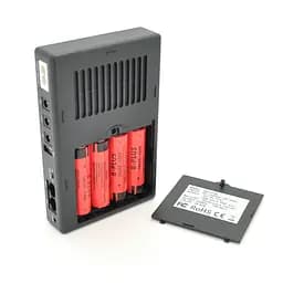 ДБЖ UPS-18W DC1018P YT45454 для роутерів/комутаторів/PON/POE-430, 5//9/12V, 1A, 12800MAh(знімні 4*3200MAh), Black, BOX - мініатюра 3