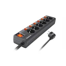 Фільтр живлення REAL-EL RS-6 Extra 5 м чорний (EL122300003) - мініатюра 2
