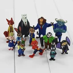 Іграшки-фігурки Зоотрополіс Zootopia, 12 шт - мініатюра 2