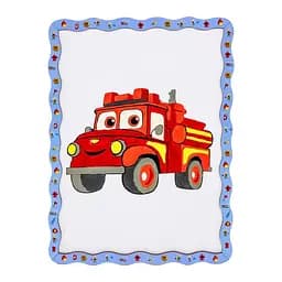 Детский набор для росписи по дереву "Пожежна машина" Puz-22954 формат А4