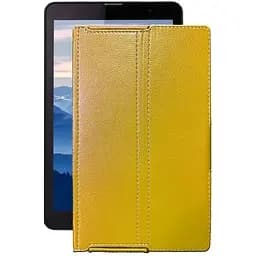 Чохол StatusCASE з екошкіри для планшету Sigma Tab A801 4G Жовтий