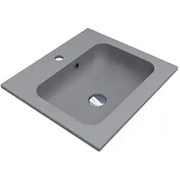 Умивальник Miraggio Della 500 mirastone gray 0000985, Сірий