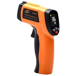 Інфрачервоний термометр (пірометр) безконтактний -50-420℃ 12:1 EMS=0.1-1 Benetech hoz0008995
