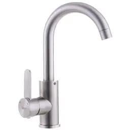 Змішувач для умивальника Zerix LUM-001 ZX3123 Нержавіюча сталь