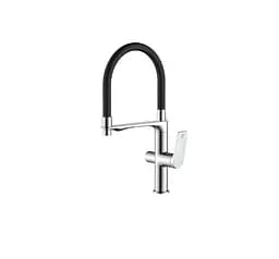 Змішувач для кухні Mixxus Premium DERBY 021 (NUT) REFL.BLACK з виходом для питної води (MI6600)