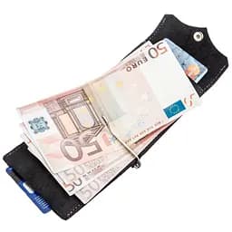 Шкіряний затиск для купюр GRANDE PELLE 8х11х1 см acs0015761 - мініатюра 4