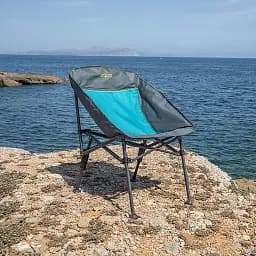 Стілець розкладний Uquip Comfy блакитний з сірим (244011) - мініатюра 14