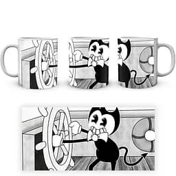 Чашка Bendy and the Ink Machine Бенді та чорнильна машина BIM 02.05 330 мл білий - мініатюра 4