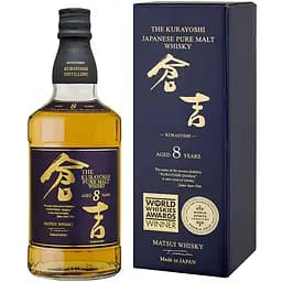 Виски The Kurayoshi 8 yo Japanese Pure Malt Whisky 43% 0.7 л в подарочной коробке