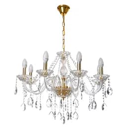 Люстра свічка Brille підвісна кришталева E14 60W (BCL-654S/8)