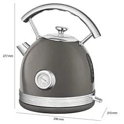 Електрочайник металевий PROFI COOK PC-WKS 1192 Anthracite - мініатюра 2
