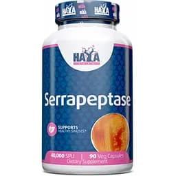 Натуральная добавка Haya Labs Serrapeptase 40000 SPU 90 вегакапсул