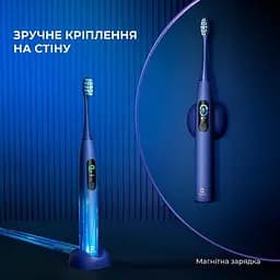 Електрична зубна щітка Oclean X Pro Navy Blue Sonic Toothbrush - мініатюра 6