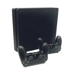 Консоль Sony PlayStation 4 SLIM 1TB Black обслугована + 2 Геймпада бездротових DualShock 4 + гарантія б/в