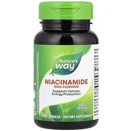 Вітамін В3 Nature's Way не викликає почервоніння 500 мг 100 капсул
