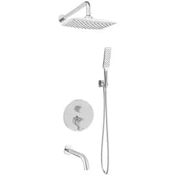 Душова система прихованого монтажу Volle Cromo Sistema 1584.091001, Хром