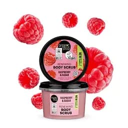 Цукровий скраб для тіла Малиновий Крем Organic Shop 250 мл