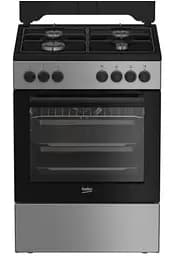 Плита комбінована Beko FBM62120SD нержавіюча сталь/чорна