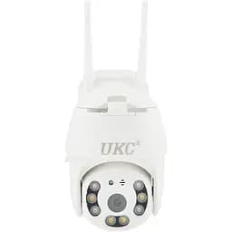 IP камера відеоспостереження UKC N3 6913 вулична з WiFi, кольорова з нічною зйомкою, біла
