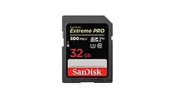 Картка пам'яті SDHC SanDisk Extreme Pro 32 Gb class 10 UHS-II U3 V90 (300 Mb/s) - мініатюра 4