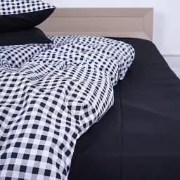 Простирадло MirSon Ranforce Elite 17-4764 Sassari 220x240 см чорне (2200008942960)