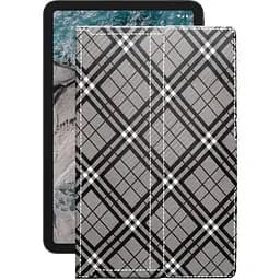 Чохол StatusCASE з екошкіри для планшету Nokia T20 Клітинки