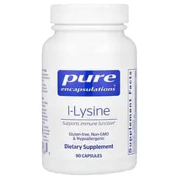 L-лізин Pure Encapsulations l-Lysine 90 капсули